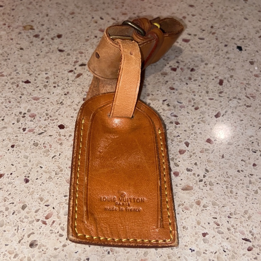 Vintage Louis Vuitton Luggage Tag